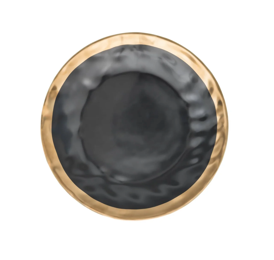 Onyx Porseleinen Borden Set (2-delig)