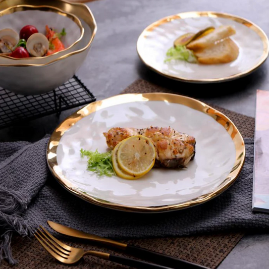 Pearl Porseleinen Borden Set (2-delig)