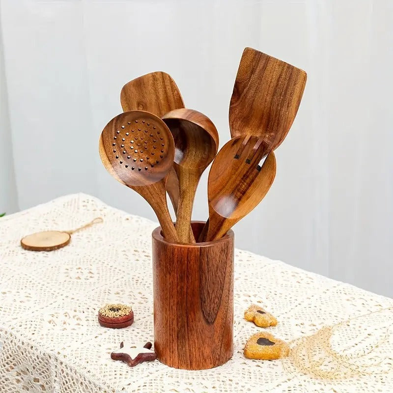 Houten Keukengereihouder